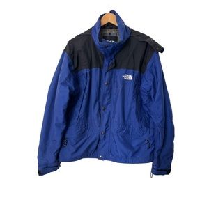 Vintage 90s The North Face Royal Blue Gore Tex Light Jacket Mens M